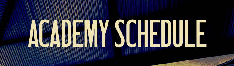 Academy Schedule 2025 button